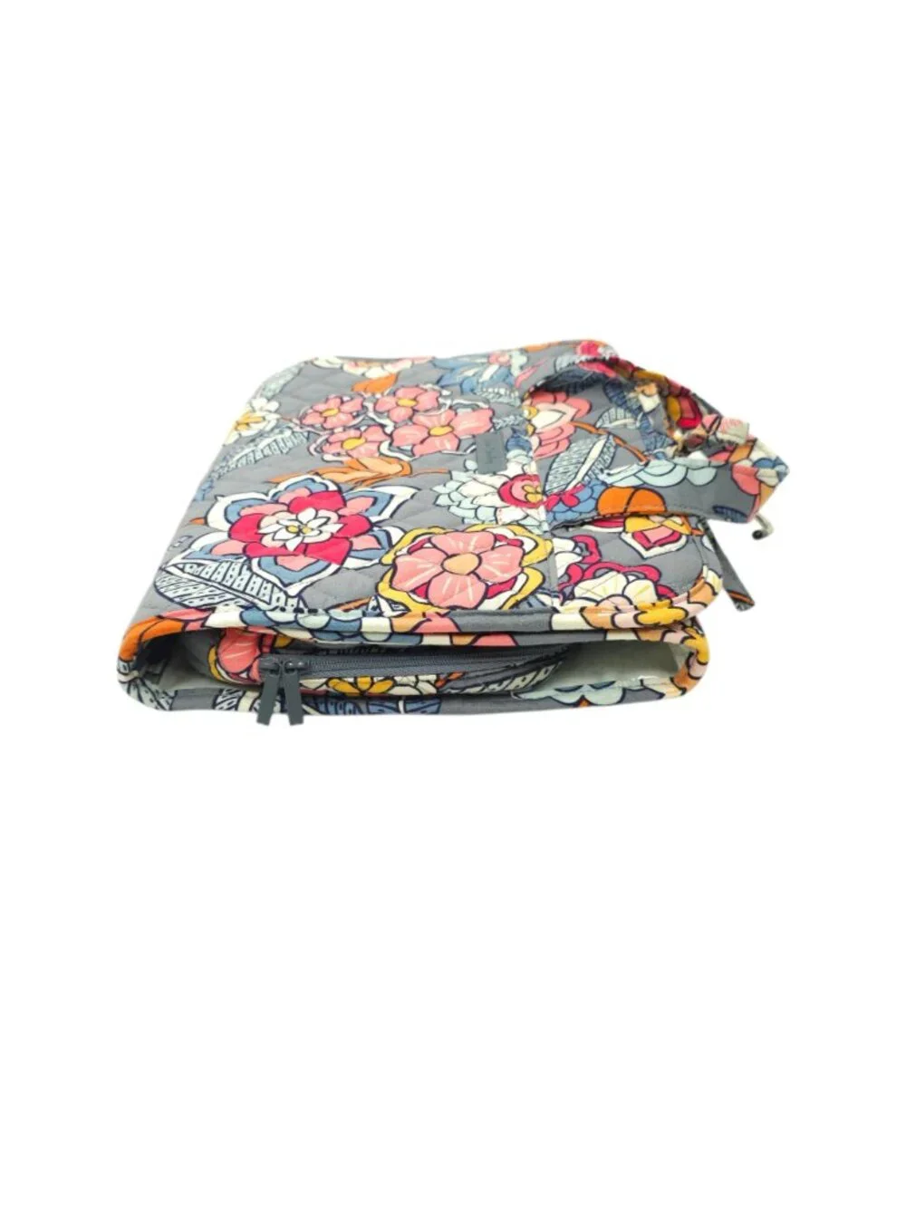 Vera Bradley Hanging Organizer Cosmetic Makeup Travel Bag Tropical Evening Gray - Picture 12 of 15